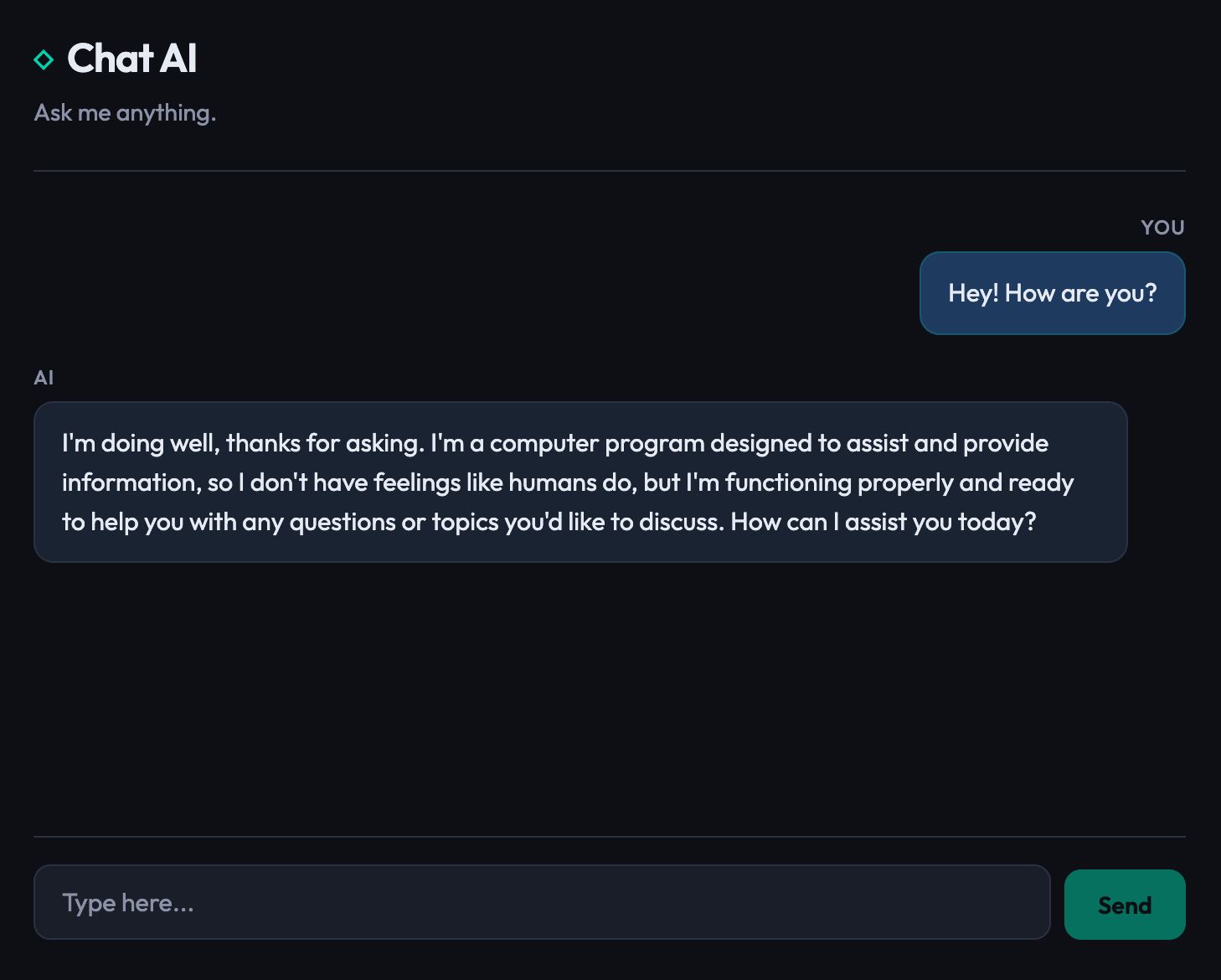 Chat AI - AI-powered chat
